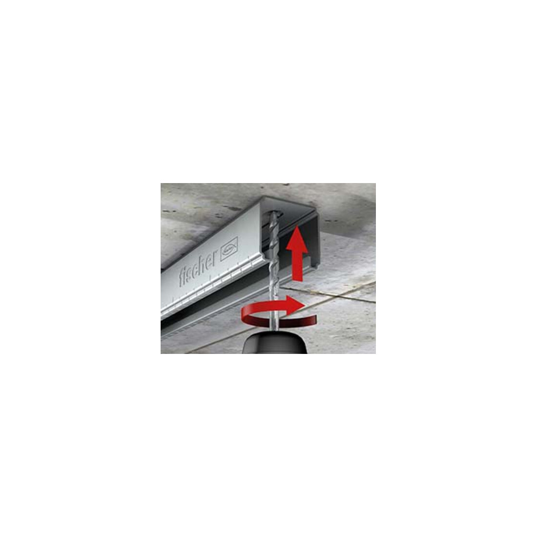 fischer Montageschiene FLS 17/1.0 - 2m