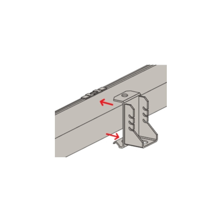 fischer Montageschiene FUS 62/2,5 316L - 6.000
