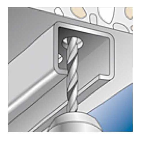 fischer Montageschiene MS 27/18/1,25 A2 - 2000