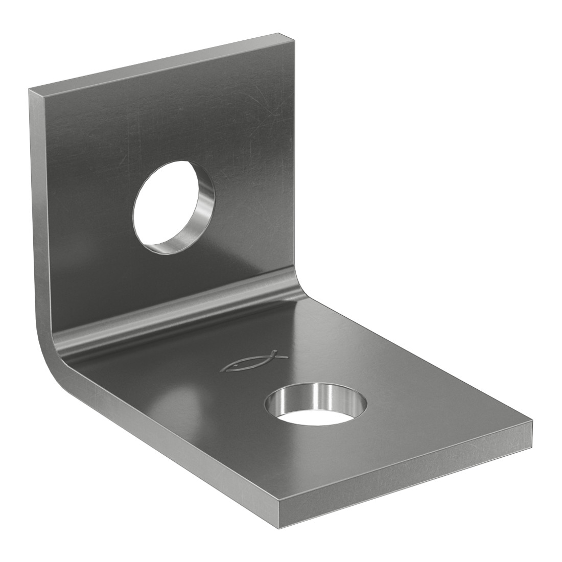 Fischer FAF 2 A4 Montagewinkel | Montagewinkel aus Edelstahl A4 für die Befestigung von Holzkonstruktionen auf Beton oder Mauerwerk | Mit Langlöchern