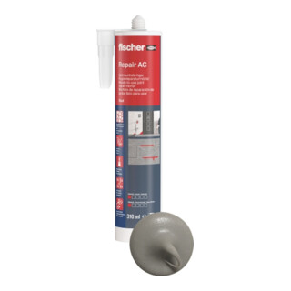 fischer Mortier de réparation 310ml DEC CG gris ciment