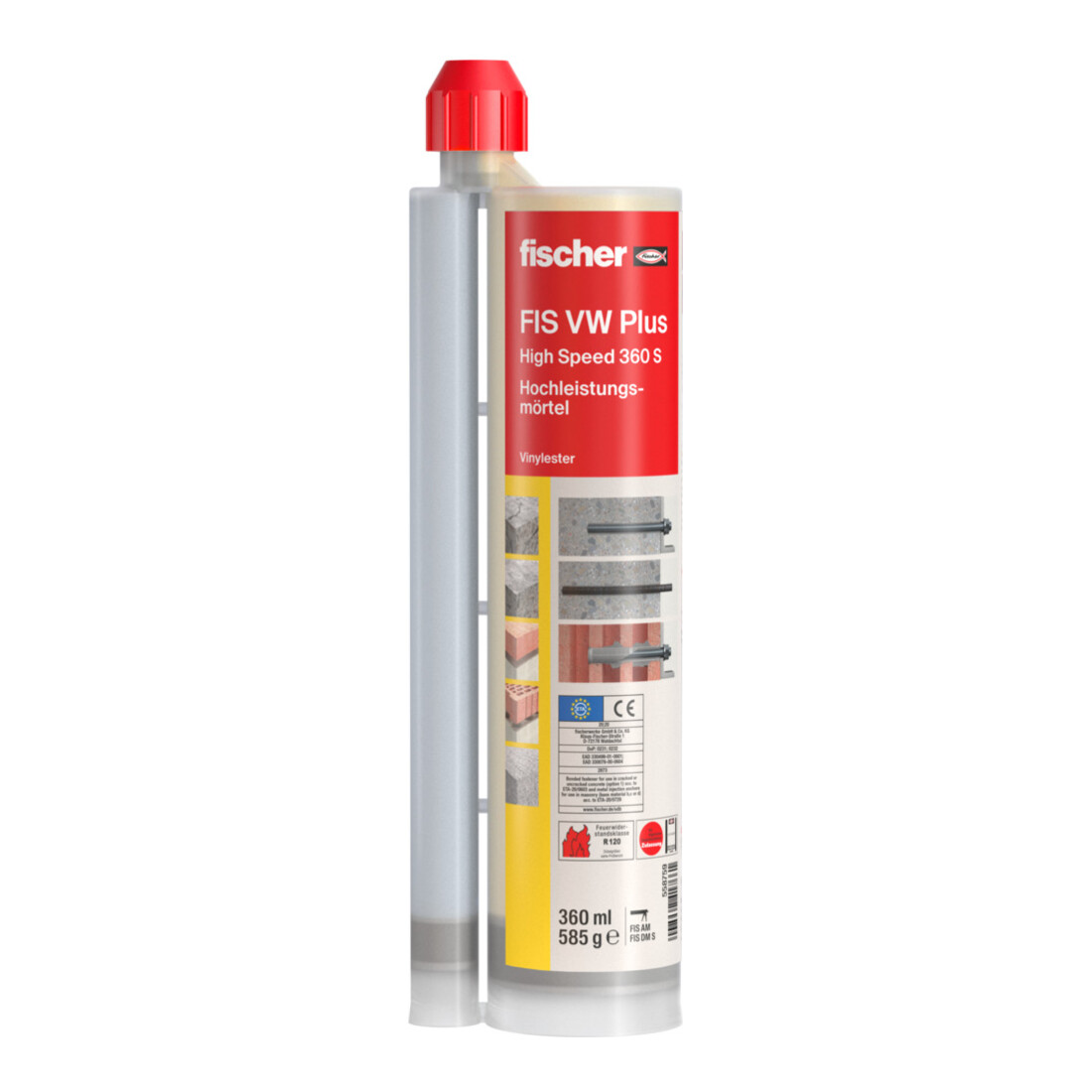 fischer Mortier haute performance 360ml FIS VW Plus 360 S