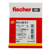 fischer Nageldübel N mit Flachkopf-4