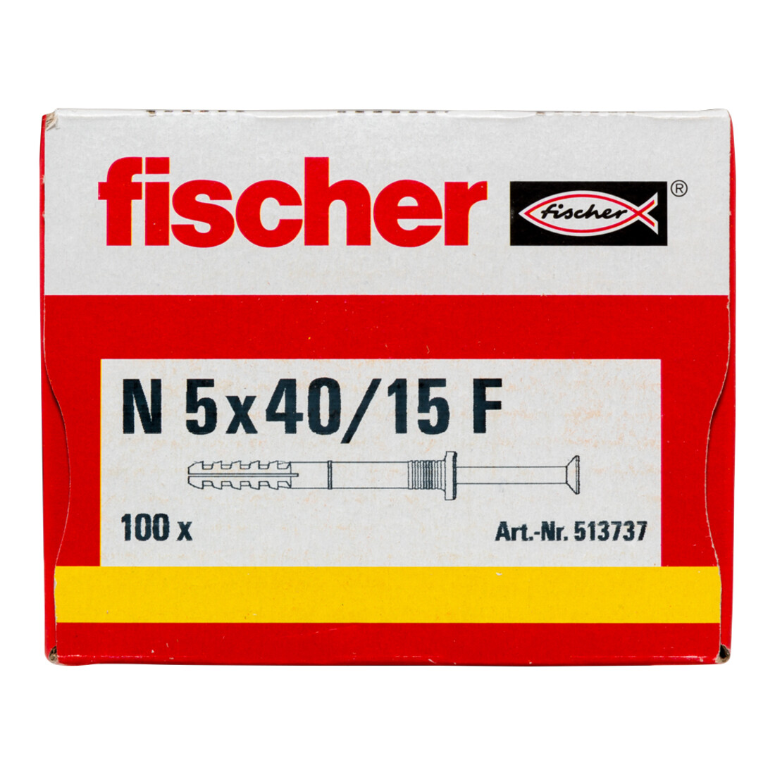 fischer Nageldübel N 5x40/15 F (100)