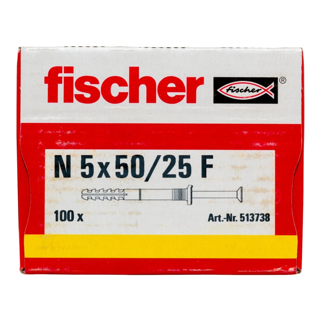 fischer Nageldübel N mit Flachkopf