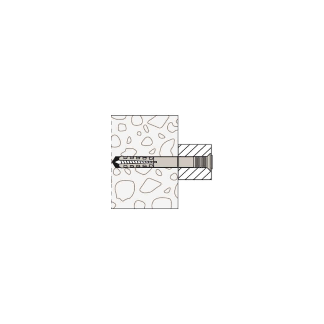 fischer Nageldübel N 6x80/50 S GP