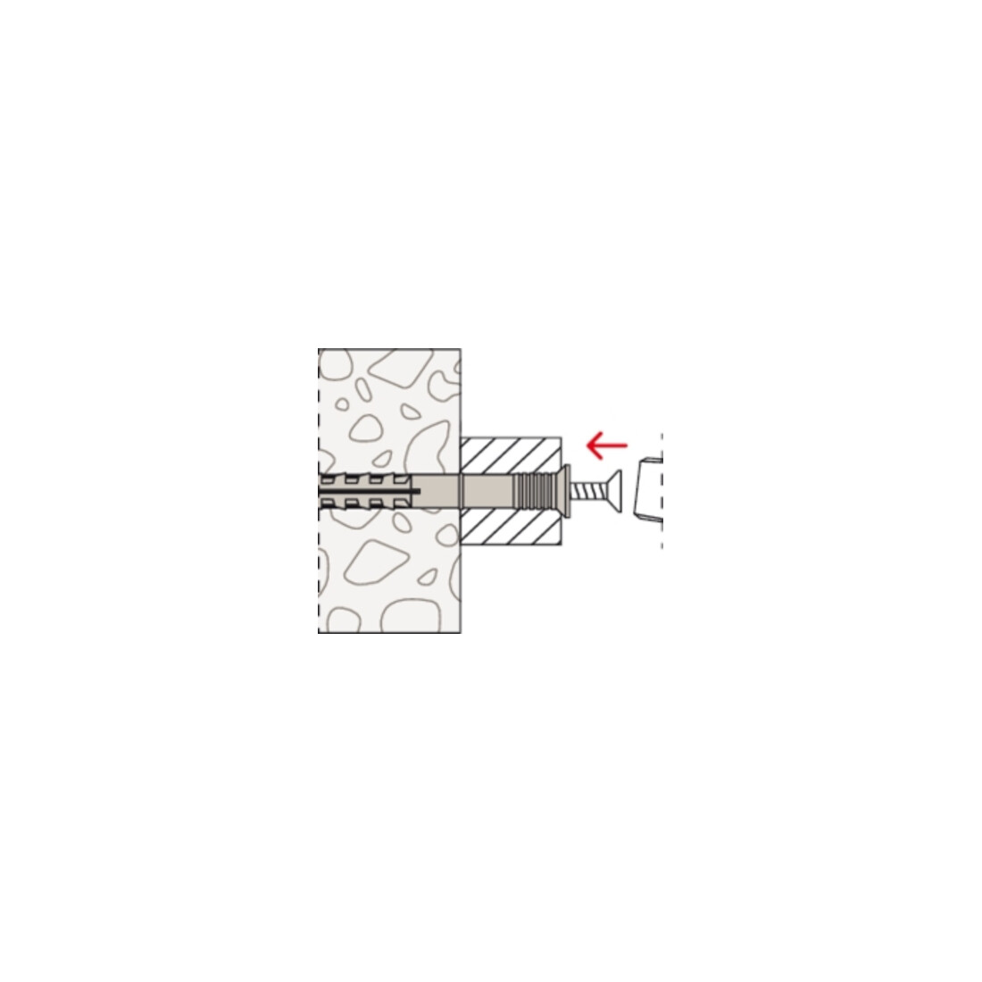 fischer Nageldübel N 8 x 80/40 S