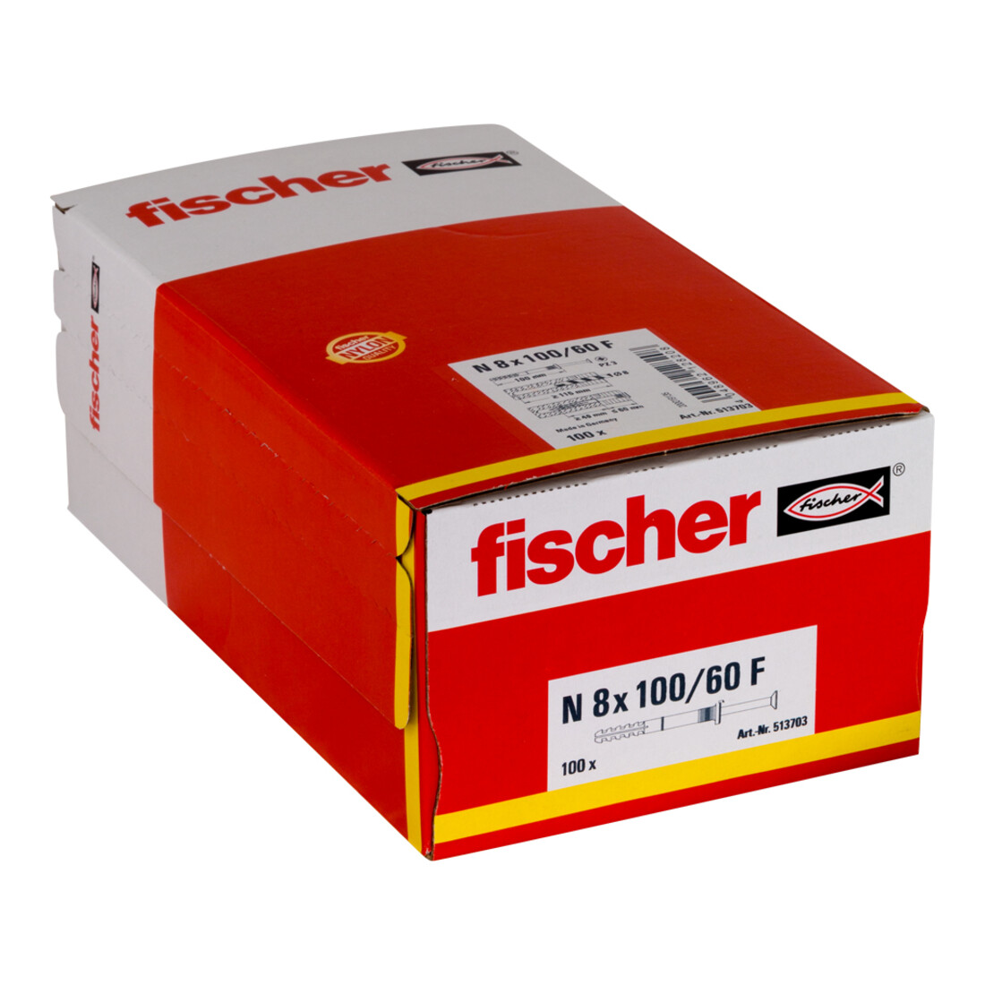 fischer Nageldübel N 8x100/60 F (100)