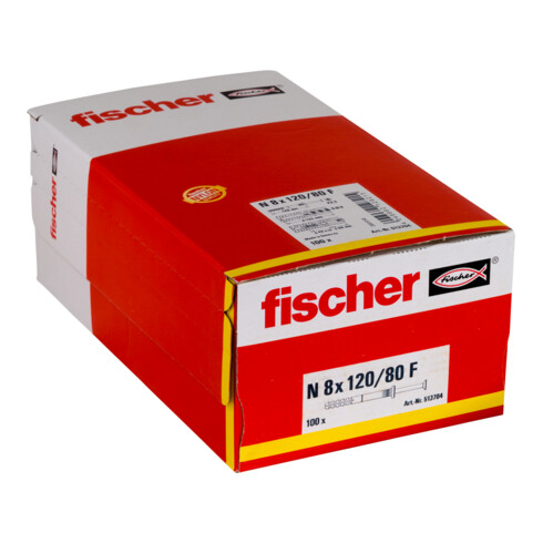 fischer Nageldübel N 8x120/80 F (100)