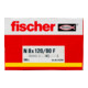 fischer Nageldübel N 8x120/80 F (100)-5