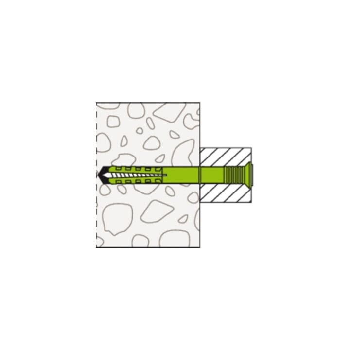 fischer Nageldübel N GREEN 6x40/10 S (45)