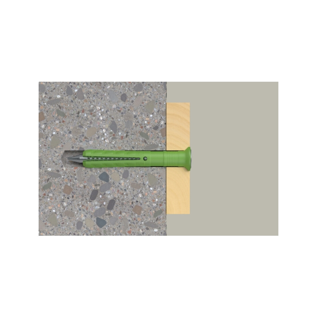 fischer Nageldübel N GREEN mit Schraube