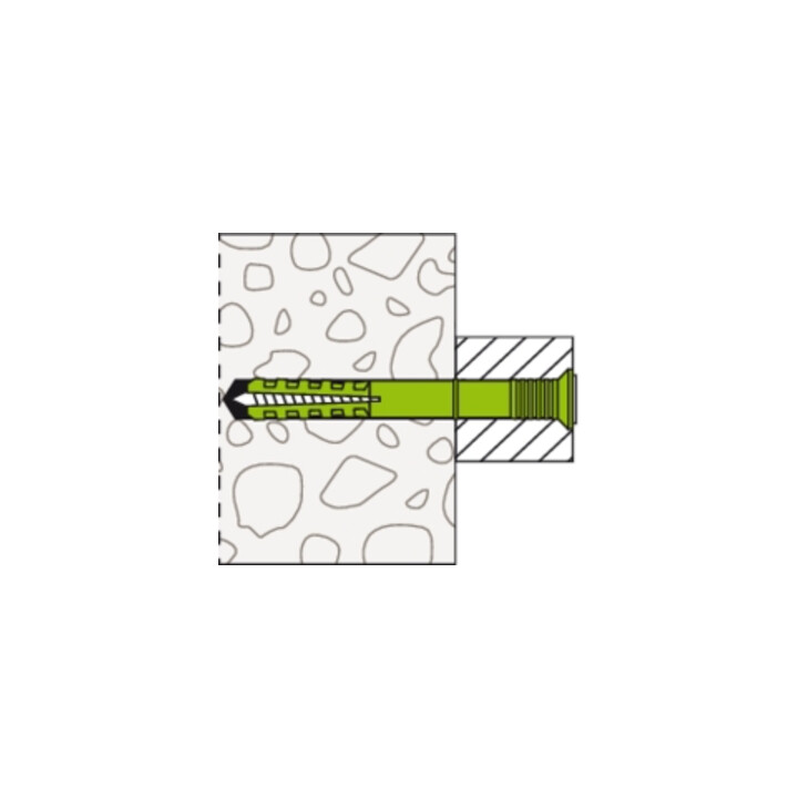 fischer Nageldübel N GREEN 8x80/40 S (45)