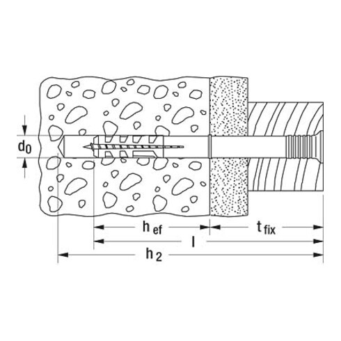 fischer Nageldübel SB-Karte N 5x30 ZK