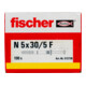 fischer Spijkerplug N met platte kop-5
