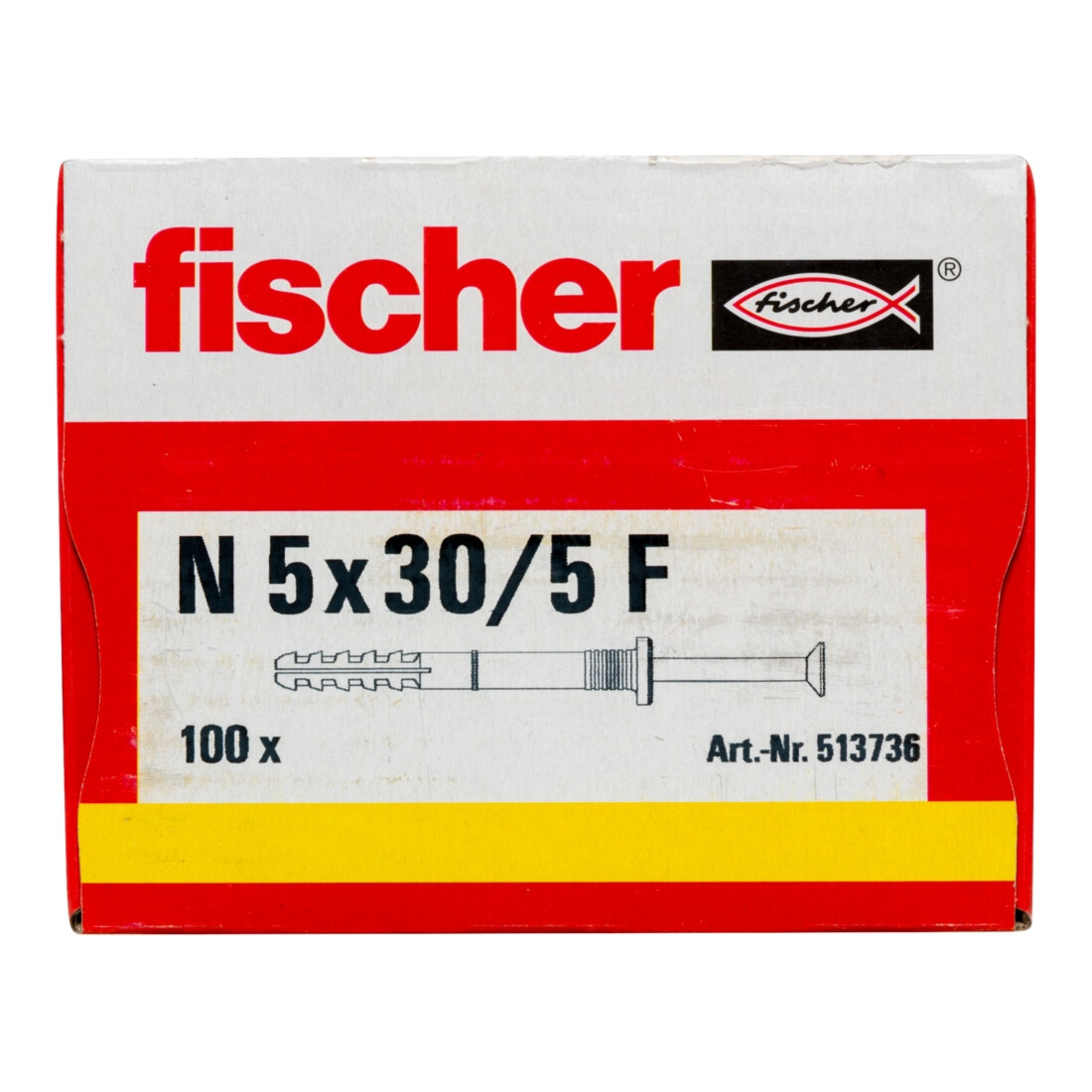 fischer Spijkerplug N met platte kop