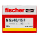 fischer Spijkerplug N met platte kop-5