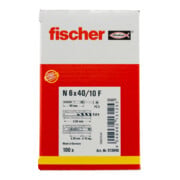 fischer  Nagelplug N 6 x 40/10 F met platte kop-5