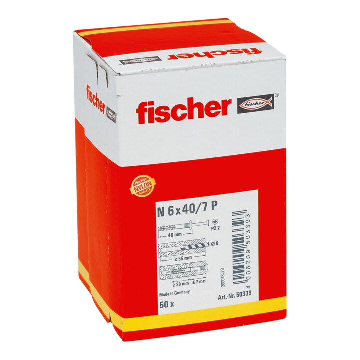 fischer nagelplug N-P