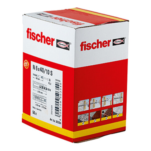 Fischer  spijkerplug N 6x40/10 S