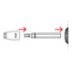 fischer Outil de pose + bit pour vis de réglage FAFS-2