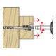 fischer Outil de pose + bit pour vis de réglage FAFS