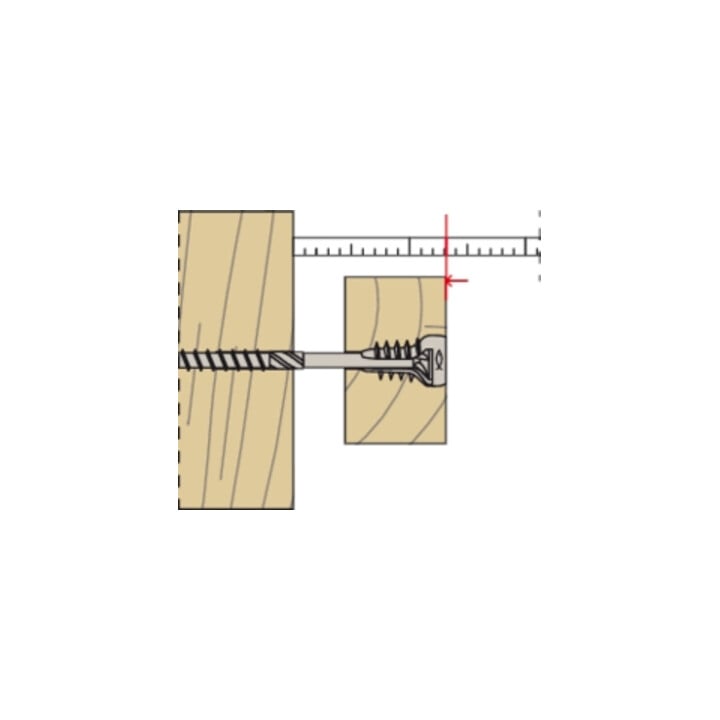 fischer Outil de pose + bit pour vis de réglage FAFS