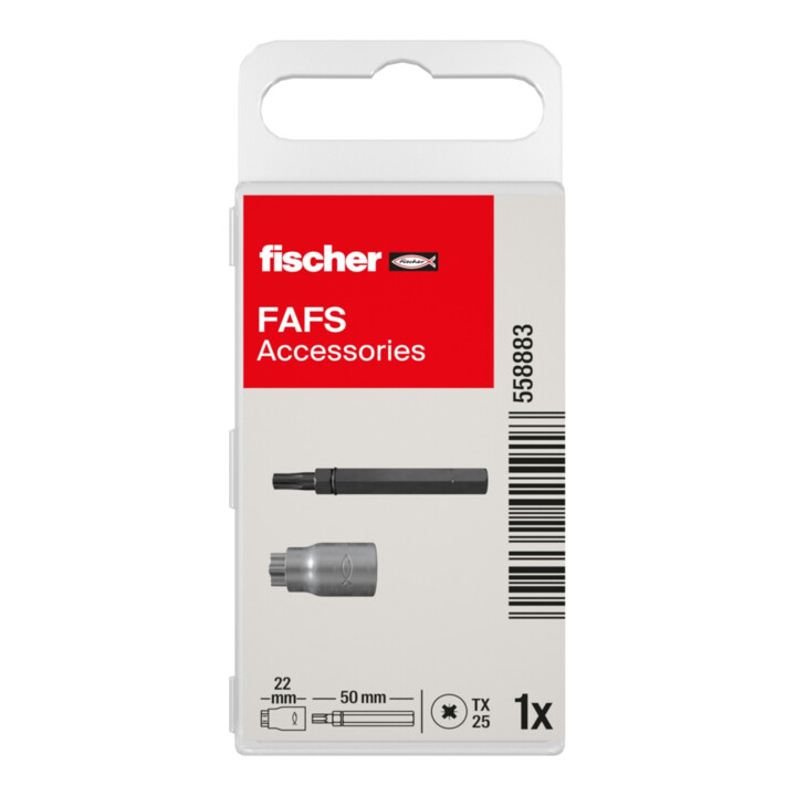 fischer Outil de pose + bit pour vis de réglage FAFS