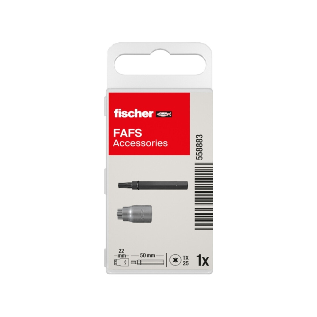 fischer Outil de pose + bit pour vis de réglage FAFS