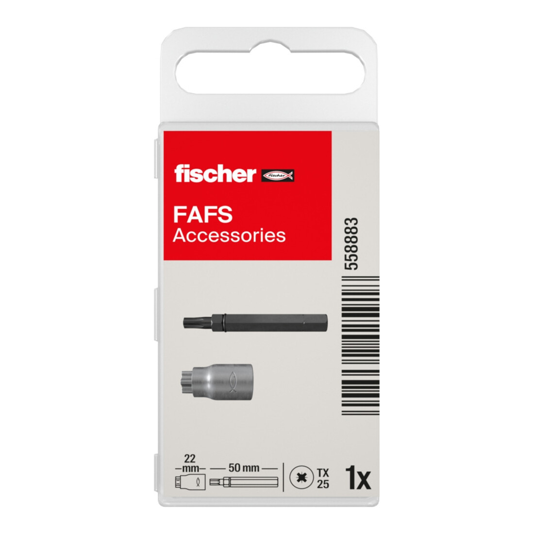 fischer Outil de pose + bit pour vis de réglage FAFS