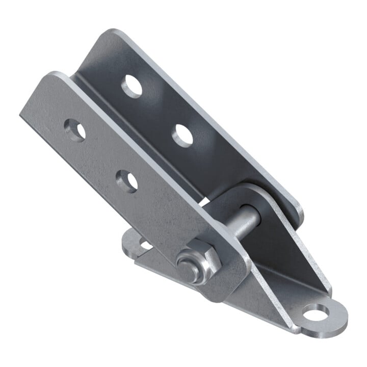 fischer Pied de rail réglable VB hdg galvanisé à chaud