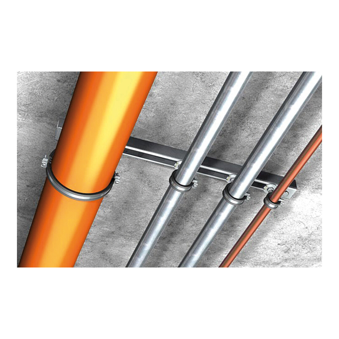 fischer Pijpbeugel FRS 3/4" M8/M10 A2