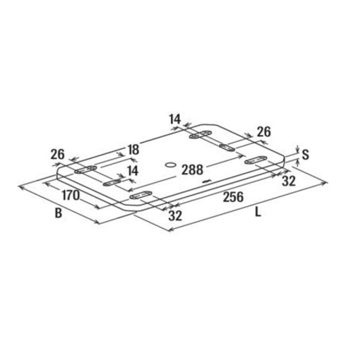 fischer Plaque de base FMSF BP L
