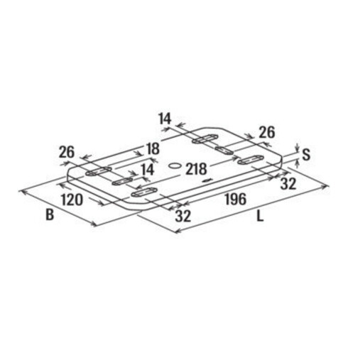fischer Plaque de base FMSF BP M