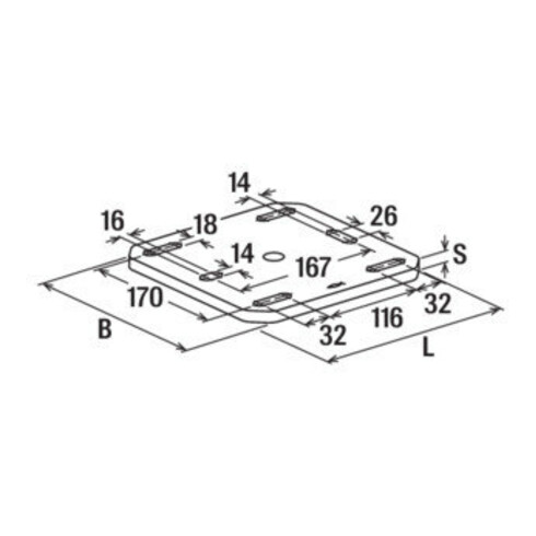fischer Plaque de base FMSF BP S
