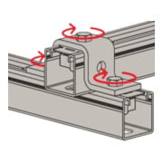 fischer Platine écrou FCN Clix P 10 A4 en acier inoxydable A4-4