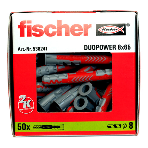 Fischer  plug DUOPOWER 8x65