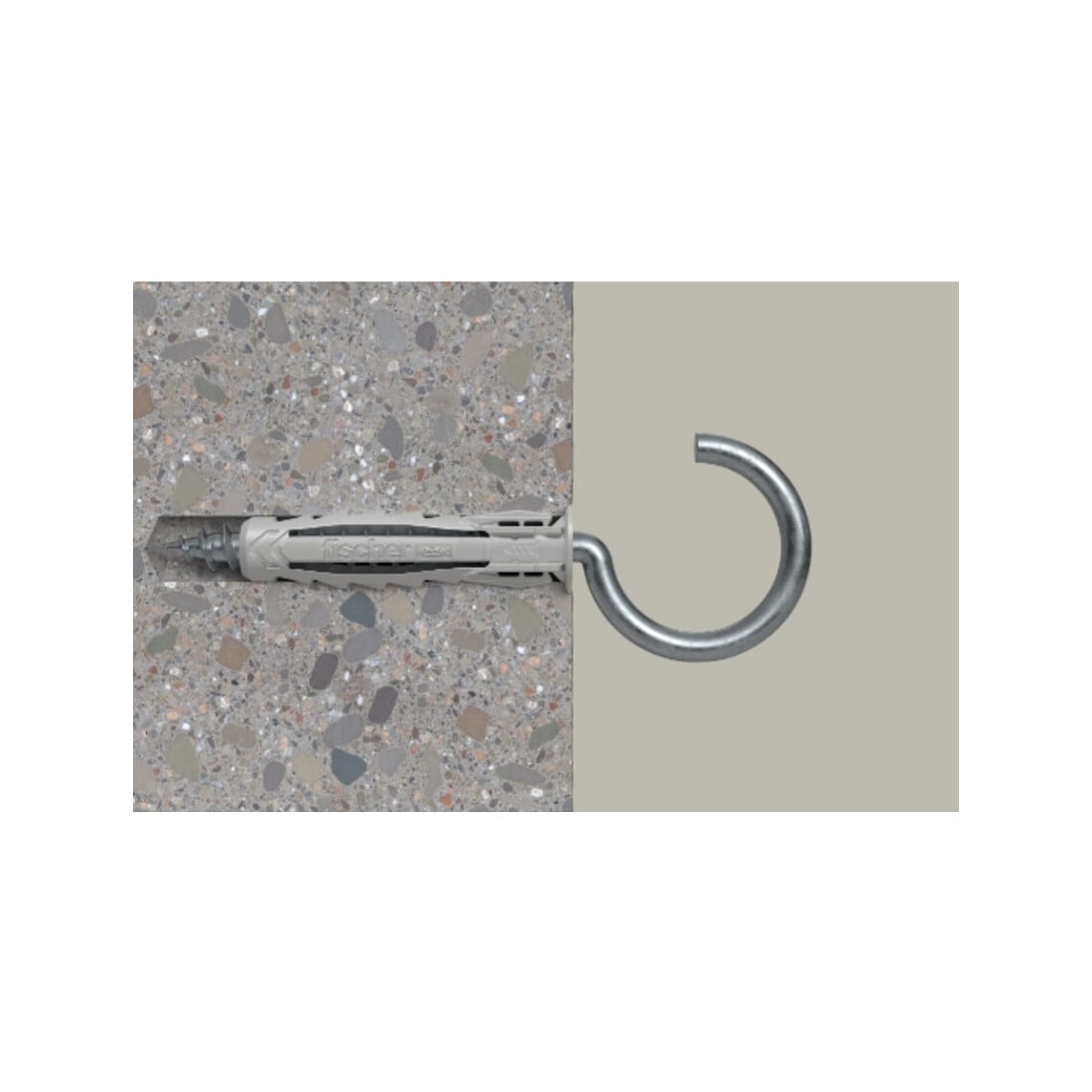 fischer plug SX Plus 10 x 50 RH met ronde haak