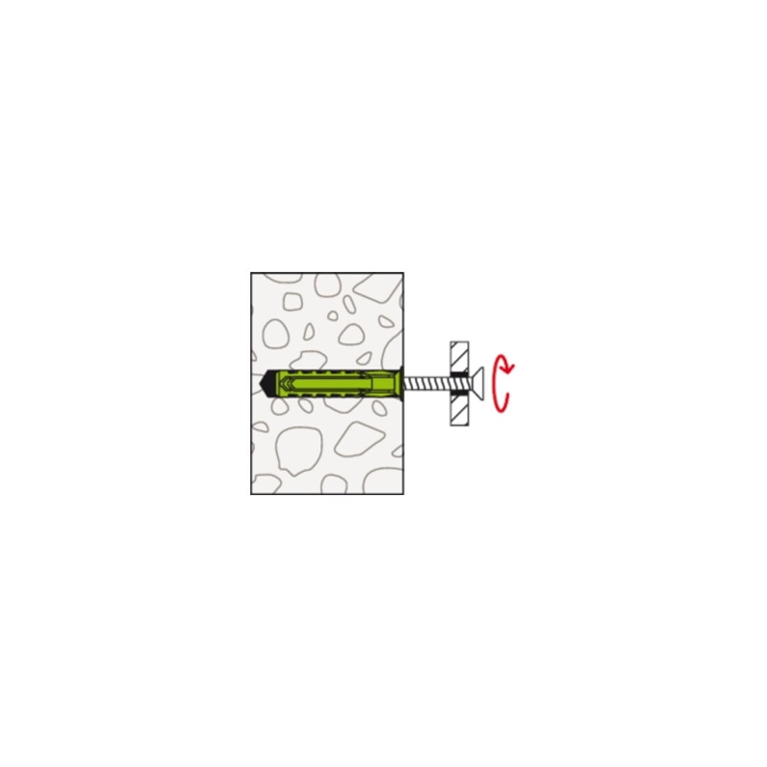 fischer plug SX Plus Green 5 x 25
