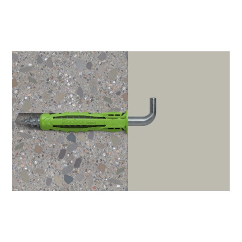fischer plug SX Plus Green 6 x 30 WH met winkelhaak