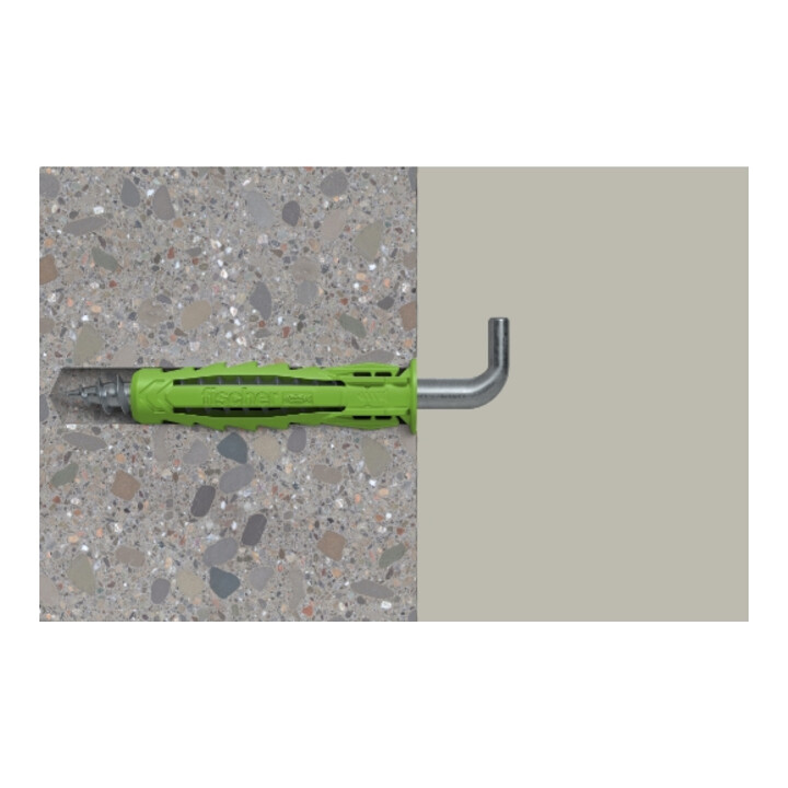fischer plug SX Plus Green 6 x 30 WH met winkelhaak