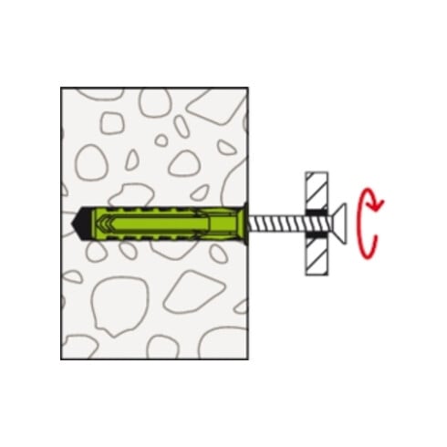 fischer plug SX Plus Green 8 x 65