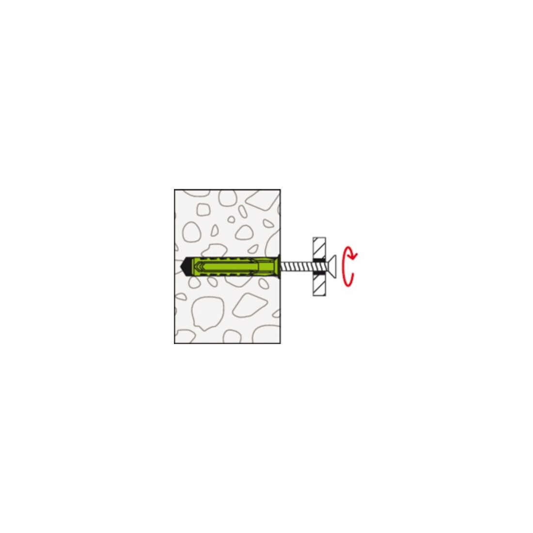 fischer plug SX Plus Green 8 x 65