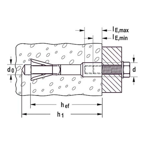 fischer Porenbetonanker FPX M 8 I