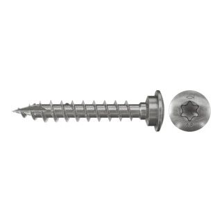 fischer Post Screw 7.0x40 Centring Co. A2 VG TX