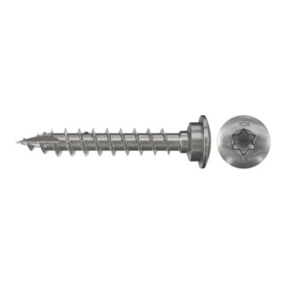 fischer Post Screw 7.0x40 Centring Co. A2 VG TX