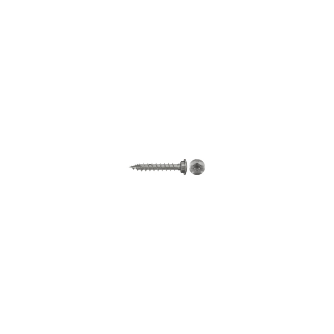 fischer Post Screw 7.0x40 Centring Co. A2 VG TX