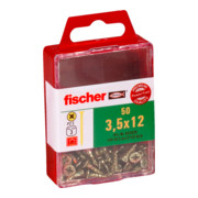 fischer Power-Fast 3,5x12 Senkk. gevz VG PZ