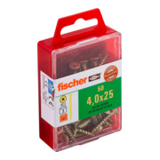 fischer Power-Fast 4,0x25 Senkk. gevz VG PZ