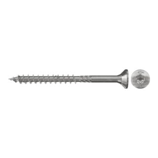 Vis à tête fraisée fischer PowerFast FPF-ST, empreinte TX, inox A2, filetage partiel